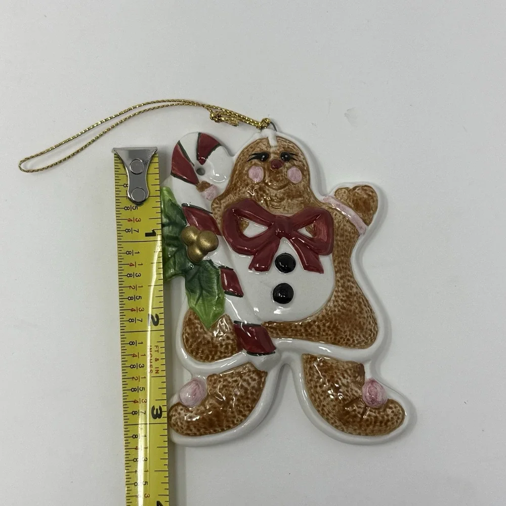 Fitz And Floyd Gingerbread Ornament - Heirloom Collection Sugar Plum